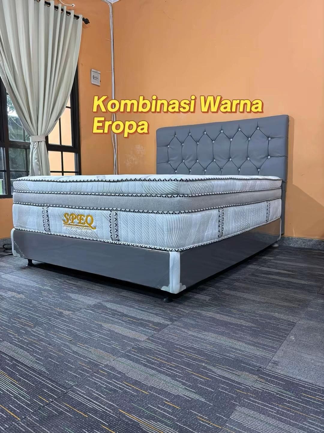 Kasur SPEQ Model EROPA satu set dengan dipan